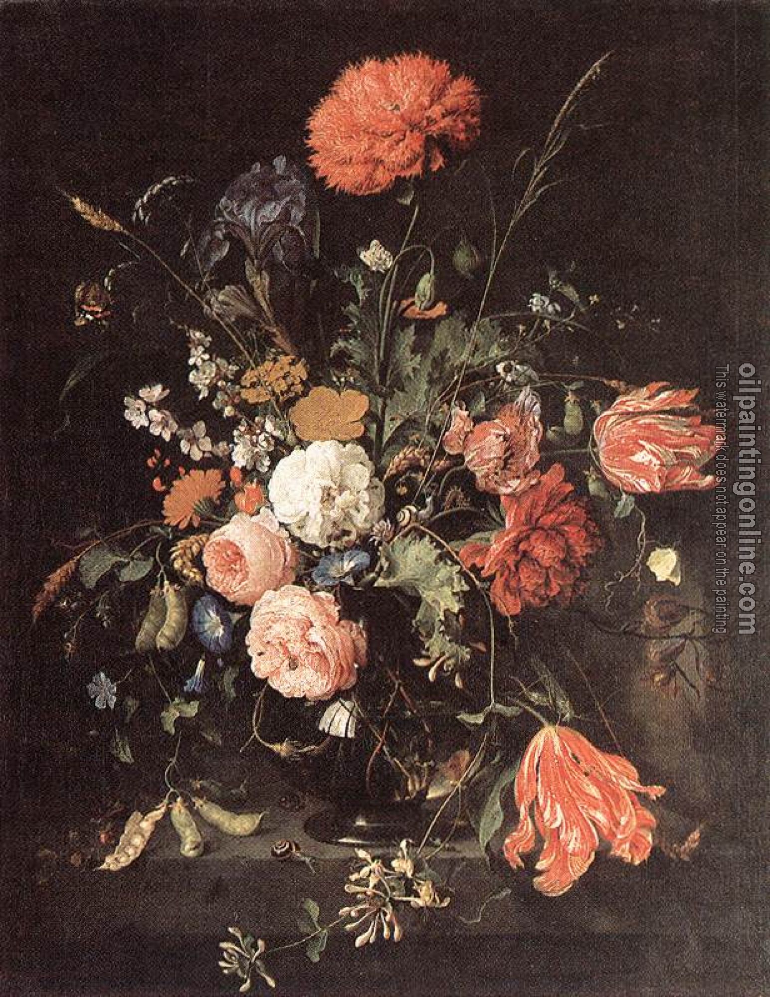 Heem, Jan Davidsz de - Vase of Flowers